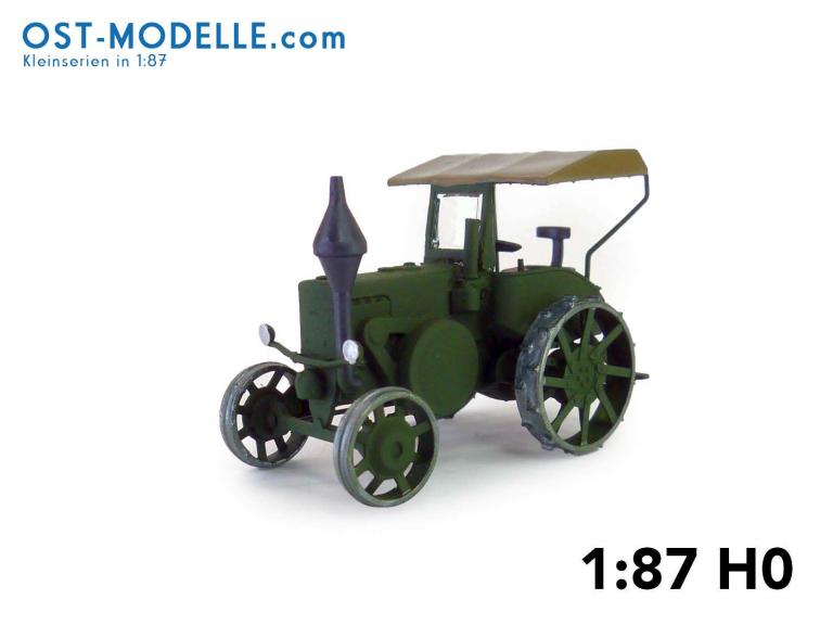 Traktor Ursus C45 (Lanz) Ackerbereifung (Metall) mit Verdeck dunkelgrün